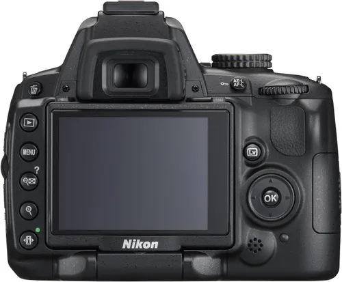 Vista 2 de Nikon D5000 cámara réflex digital 12.3MP DX con lente de 18-55mm f/3.5-5.6G VR y LCD de ángulo variable de 2.7 pulgadas