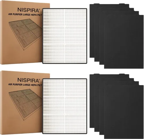 Vista 10 de Nispira 1183054K 8171434K True HEPA Carbon Pre Filtro para Whirlpool Whispure purificador de aire AP510, AP530, AP450, AP45030HO AP51030K WP500
