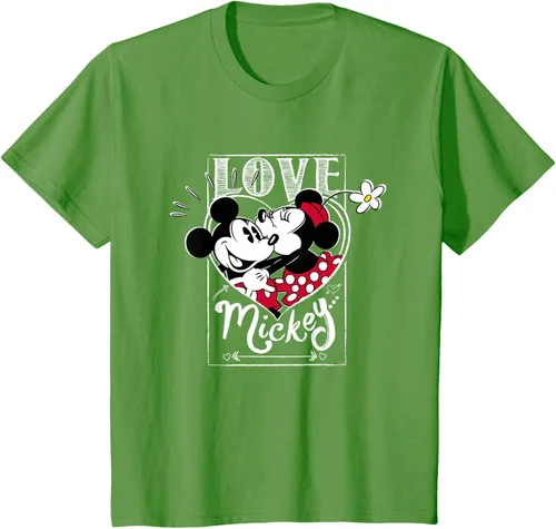 Vista 78 de Disney Mickey & Minnie Mouse Love Mickey - Camiseta para el día de San Valentín