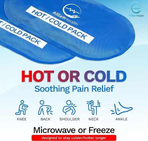 Vista 3 de Paquetes de hielo reutilizables de gel frío y caliente para lesiones compresa fría, paquete de hielo, paquetes de hielo en gel, paquetes fríos