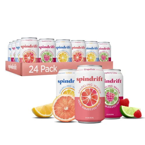 Vista 12 de Spindrift Lemonade 3 sabores variados paquete de 20