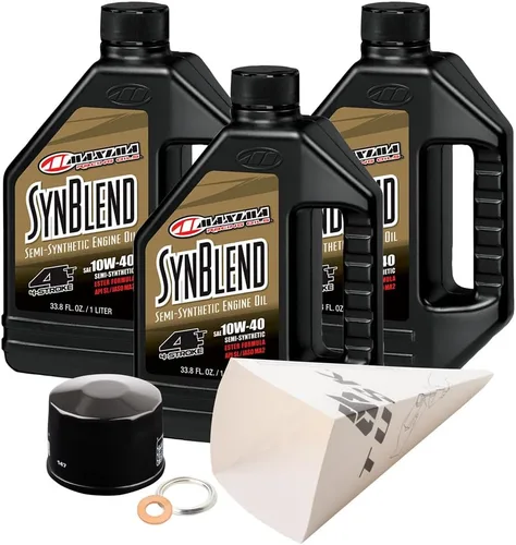 Vista 5 de TUSK Kit de cambio de aceite de 4 tiempos compatible con Yamaha Raptor 660 2001-2005