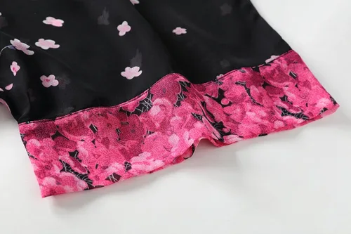 Vista 5 de WEIYAN - Blusa de gasa tipo cárdigan para mujer holgada kimono para la playa