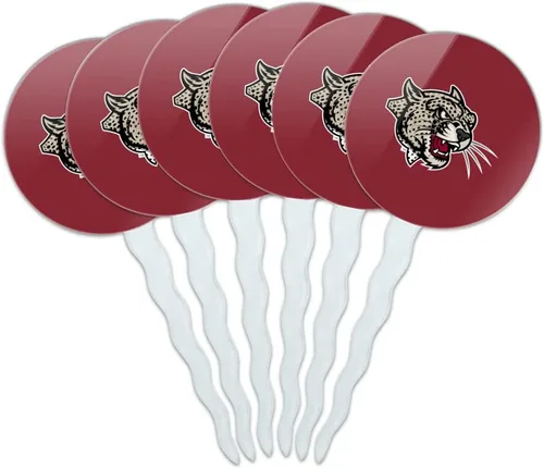 Vista 330 de Abilene Christian - Juego de 6 palillos para cupcakes con logotipo secundario