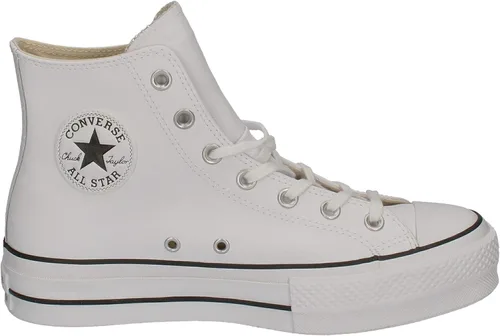 Vista 4 de Converse - Chuck Taylor All Star Tenis de mujer altos de plataforma con diseño de leopardo