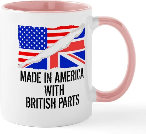 Vista 28 de CafePress British American Translations Taza de café de cerámica (11 oz)