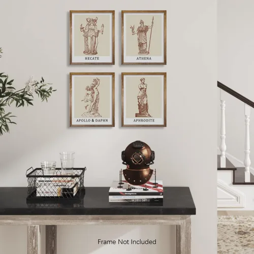 Vista 4 de Decoración de mitología griega – Póster del Olimpo griego – Decoraciones de fiesta temática de Grecia – Decoración de pared de imagen mítica