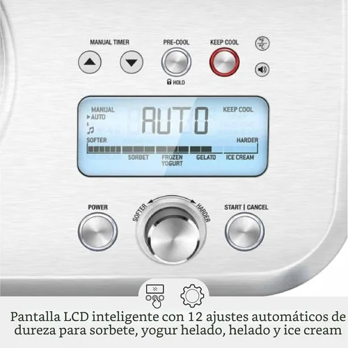 Vista 3 de Fábrica de helados Breville bci600XL Smart Scoop Ice