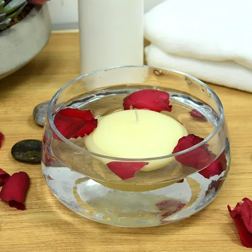 Vista 3 de Zest Candle Velas plegables de 3 piezas, 4 pulgadas, marfil