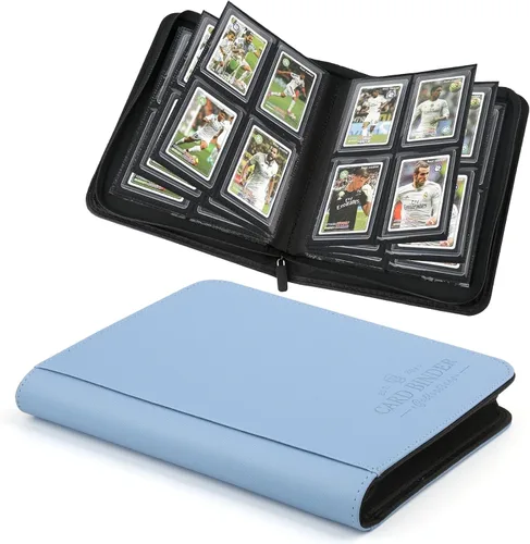 Vista 13 de Carpeta Toploader CARDBINDER, Estuches Duros Toploader, Fundas de 4 Bolsillos para hasta 128 Tarjetas. Carpeta de Tarjetas Toploader con Fundas