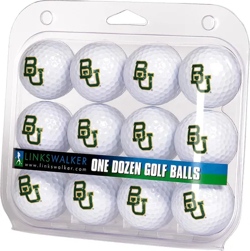 Vista 45 de LinksWalker Bolas de golf universitarias 12 bolas de regalo, tamaño reglamentario, bolas de 2 piezas