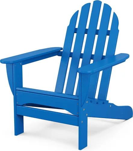Vista 19 de POLYWOOD AD4030AR Silla clásica Adirondack para exteriores, polietileno, Aruba