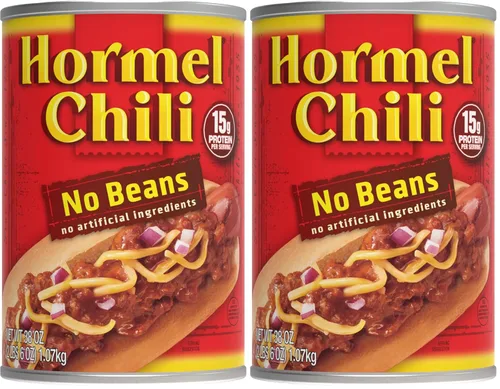 Vista 13 de Chili picante HORMEL sin frijoles, sin ingredientes artificiales, 15 oz