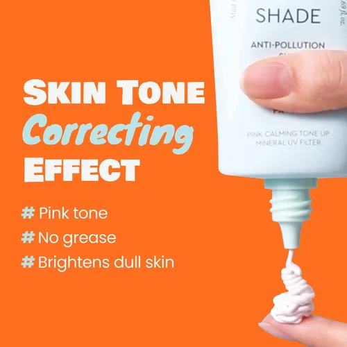 Vista 5 de DEWYTREE Urban Shade Skin - Hidratante facial diario con SPF 50 + Pa++++ + Hidratante facial para piel seca, crema de tono rosa, protector solar