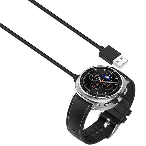 Vista 2 de Compatible con Samsung Galaxy Watch 8/8 Classic/Ultra (2025)/7/FE/6/6 Classic/5/5 Pro/4/4 Classic/3/Active Charger Dock Base de carga de alta