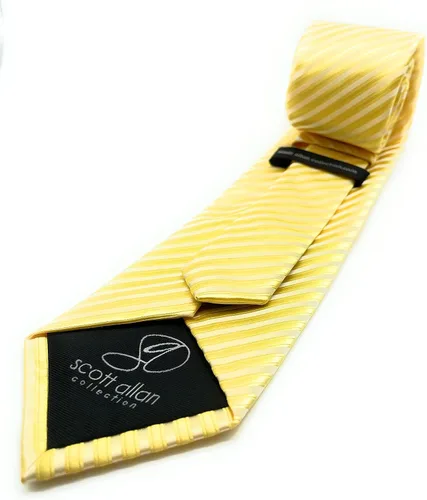 Vista 79 de Scott Allan - Corbatas de rayas para hombre - Corbata tejida para hombre