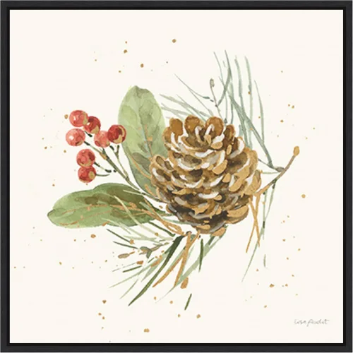 Vista 10 de Amanti Art Lienzo enmarcado para pared, 22 x 22 pulgadas, flores de invierno VI por Lisa Audit, lienzo enmarcado para pared, obras de arte