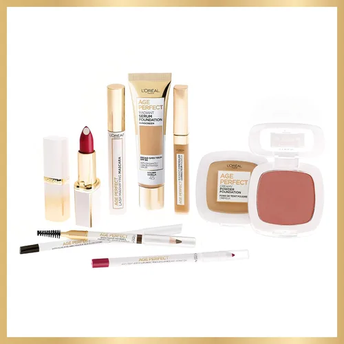 Vista 7 de L'Oreal Paris Age Perfect - Base de suero radiante con SPF 50, almendra, 1 onza