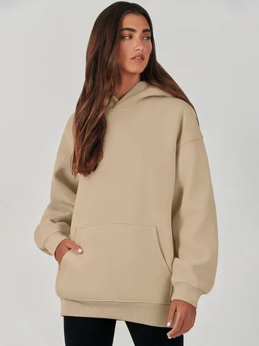 Vista 4 de ANRABESS Womens Oversized Hoodies Fleece Sweatshirts Long Sleeve Hooded Pullover Winter Clothes with Pocket