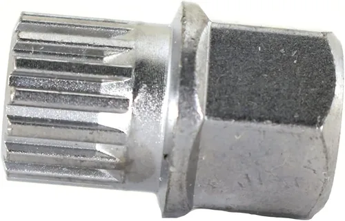 Vista 22 de TEMO Llave de extracción de tornillo de tuerca de bloqueo de rueda de 11/15Pt Socket antirrobo S3054 para vehículos BMW