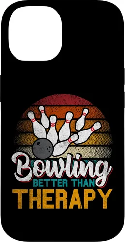 Vista 4 de iPhone 16 Bowling - Better Than Therapy Bowler Case