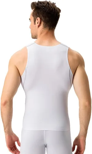 Vista 4 de Paquete de 13 camisetas sin mangas de compresión para hombres, culturismo, gimnasio, atlética, ajustadas, camisetas de entrenamiento