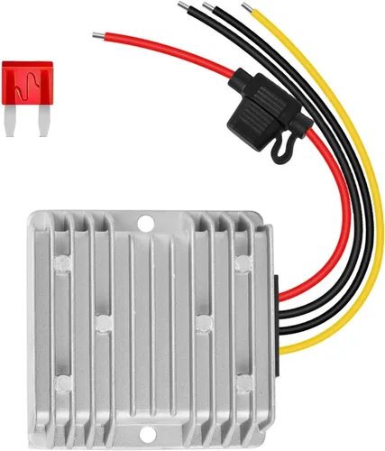 Vista 7 de Regulador de voltaje DC de 24V reductor a 12V 10A 120W convertidor Buck DC-DC reductor convertidor de energía módulo impermeable transformador