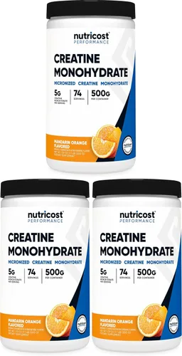 Vista 13 de Nutricost - Polvo de Monohidrato de Creatina (sabor Frambuesa Azul), 500 Gramos (1.1 LBS)