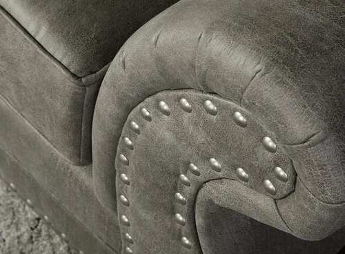 Vista 6 de Roundhill Furniture Sofás Leinster, gris