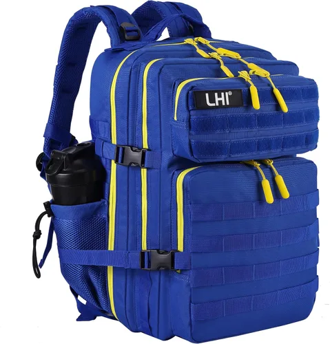 Vista 32 de LHI Mochila Táctica Militar para Hombres y Mujeres 45L Ejército 3 Días Mochila de Asalto Bolsa Mochila Grande con Sistema Molle