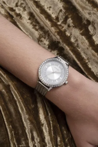 Vista 7 de GUESS Ladies Dress Herringbone Mesh 38mm Watch