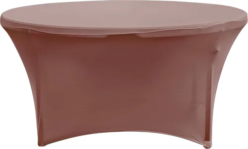 Vista 16 de Simply Elegant Mantel redondo ajustable de elastano Mantel para mesa de banquete, mantel de poliéster y elastano, para cumpleaños, quinceañera