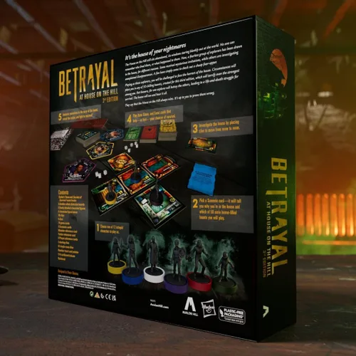 Vista 11 de Avalon Hill Hasbro Gaming Betrayal at The House on The Hill - Juego de mesa cooperativo de 3ª edición, para edades de 12 años en adelante, 3-6