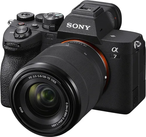 Vista 3 de Sony a7 IV - Cuerpo de cámara sin espejo de fotograma completo con lente de 28 a 70 mm F3.5-5.6 Kit ILCE-7M4K/B Modelo oficial de Sony USA Partner