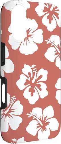 Vista 3 de Hibiscus Flower Floral Hawaiian Cute Women Turquoise Yellow Case for iPhone 17