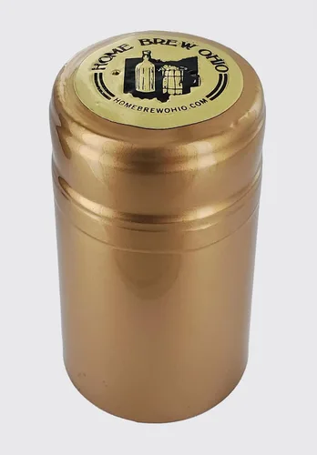 Vista 4 de Home Brew Ohio PVC dorado con logotipo Home Brew Ohio negro sobre oro Top-100