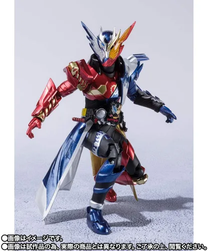 Vista 5 de Bandai Tamashii Nations S.H. Figuarts Kamen Rider Build Cross-Z Build Form Kamen Rider Figura de acción