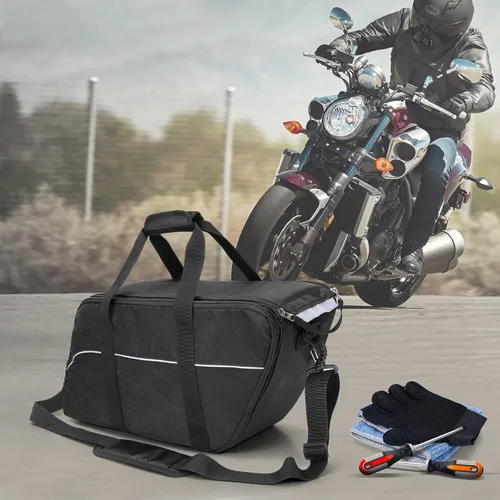 Vista 7 de HODRANT Forros para alforjas, organizador de alforja de viaje para motocicleta compatible con Harley Davidson 1993-2022 Touring Road Glide/Street