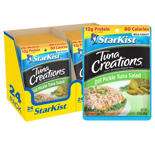 Vista 42 de StarKist Tuna Creations Ginger Sesame - Sabor de jengibre y sésamo para atún 14g Protein Per Serving, Wild Caught, Shelf Stable Seafood, Gluten