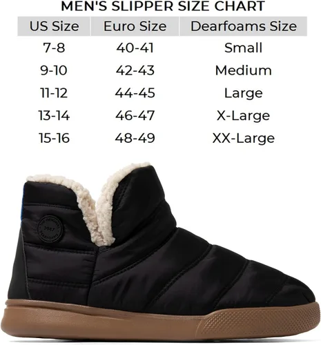 Vista 5 de Dearfoams Botín deportivo Bryant de nailon con espuma viscoelástica para hombre