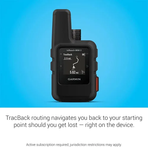 Vista 4 de Garmin inReach Mini 2 - Comunicador satelital de 2 vías, SOS, GPS, negro, 010-02602-01 - Paquete con plan CPS de 26 meses Deco Essentials