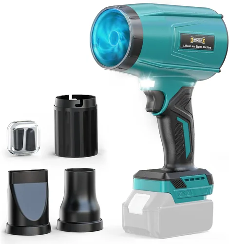 Vista 11 de Soplador de hojas inalámbrico de 800,000 RPM compatible con Milwaukee (solo herramienta), motor sin escobillas, velocidad ajustable, soplador