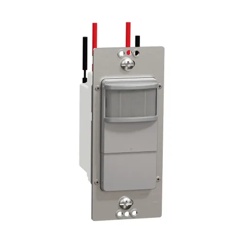 Vista 3 de Square D by Schneider Electric Square D X Series PIR Interruptor de luz con sensor de ocupación/vacante, 10 amperios, negro mate (SQR73101BK)