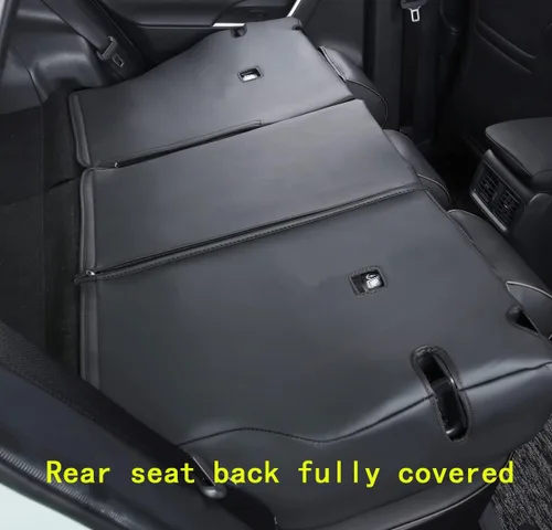 Vista 70 de Fundas de asiento RAV4 de ajuste personalizado, piel sintética impermeable para Toyota RAV4 2013-2018 (beige)