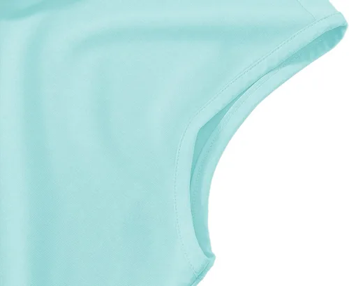 Vista 5 de BGOWATU Camisetas polo de golf para mujer, sin mangas, cuello en V, sin cuello, protección UV, secado rápido, ligeras