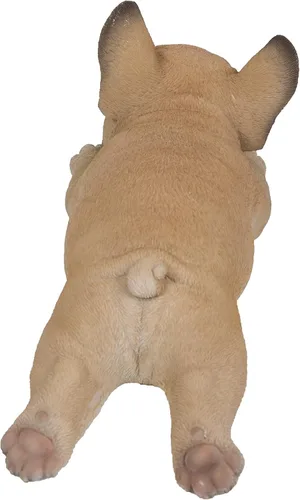 Vista 4 de Hi Line 87710-G - Figura de cachorro de bulldog francés durmiendo