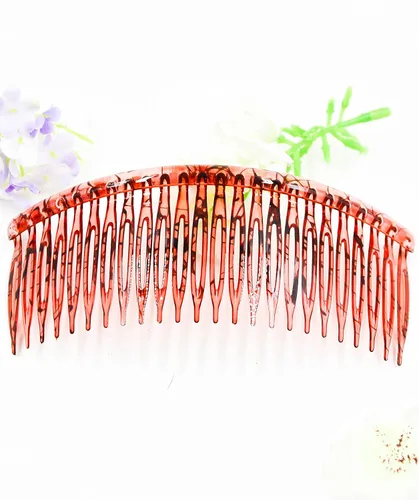 Vista 9 de Peine para el cabello con patrones surtidos de belleza sin esfuerzo de 4.7 pulgadas, paquete de 4