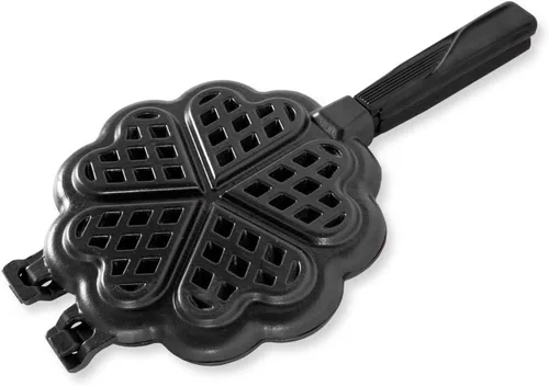 Vista 7 de Waflera belga de aluminio fundido de Nordicware 15040, talla única , Negro
