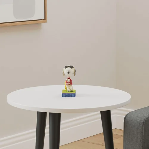 Vista 2 de Enesco Jim Shore Peanuts Joe Cool Snoopy y Woodstock - Figura de espalda con espalda, 5 pulgadas, multicolor