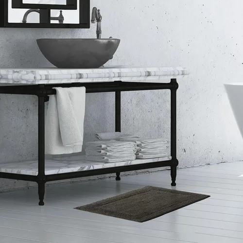 Vista 18 de French Connection Stonewash - Alfombra de baño de mezcla de algodón, 20 x 34 pulgadas, color marfil